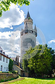 Friedberg\'s landmark, the Adolf tower, is one of the highest keeps in Germany at almost 60 m high photo