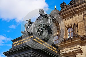 Friedrich August II Denkmal Dresden statue Germany photo