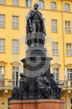 Friedrich August II Sachsen statue Dresden Germany