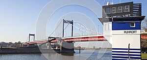 friedrich ebert bridge duisburg germany