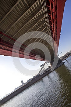 friedrich ebert bridge duisburg germany