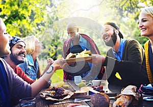 Friend Celebrate Party Picnic Joyful Lifestyle Drinking Concept