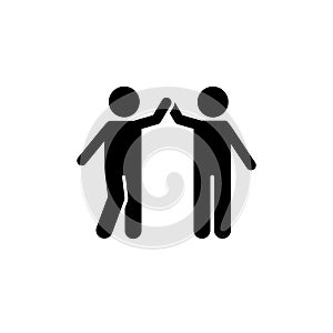 Friend, children, greetings icon. Element of children pictogram. Premium quality graphic design icon. Signs and symbols collection