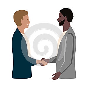 Friendly or business handshake