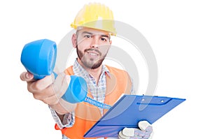 Friendly contractor, builder, engineer or contact person