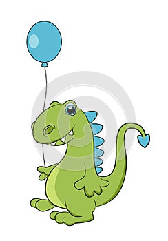 Friendly Dragon Illustration