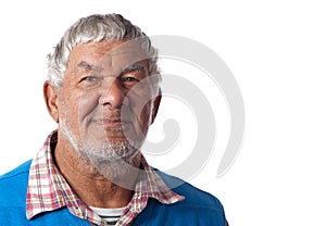 Friendly elderly gentleman