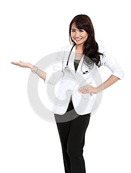 Friendly female doctor