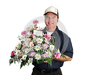 Friendly Flower Delivery Man