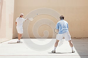 Friendly Racquetball Game