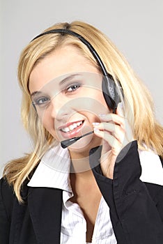 Friendly receptionist