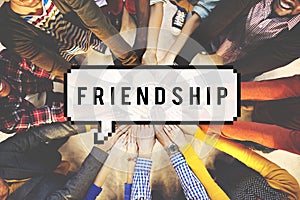 Friends Friendship Friendly Gang Group Concept