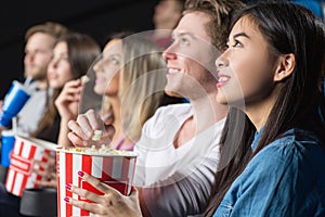 Friends at the movies