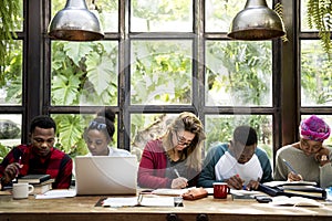 Friends People Group Teamwork Diversity