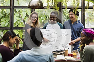 Friends People Group Teamwork Diversity