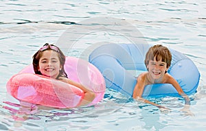 Friends at the Pool