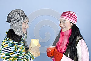 Friends woman conversation and laughing