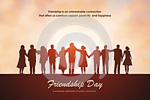 Friendship Day card, celebration of human connection