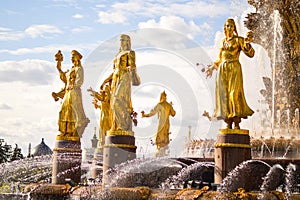 Friendship of Nations fountain at VDNKh