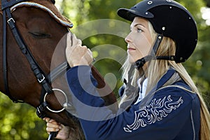 Friendship between rider and horse