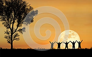 Friendship Silhouette