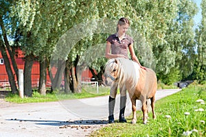 Friendship and trusting. Smiling teenage girl standing with cute