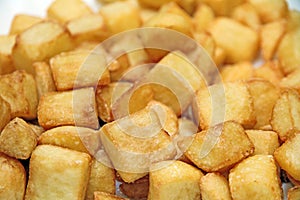 Fries, bravas potatoes from Spain