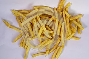 Fries Isolated on a White Background