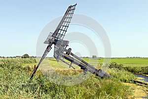 Friese paaltjasker windmill.