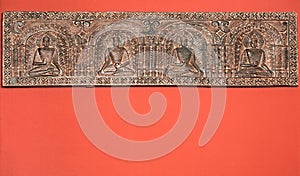 Frieze showing Indian Gods