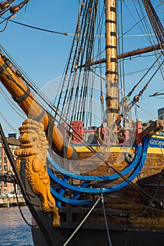 Frigate in harbor of Goteborg, Sweden photo