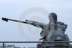 Frigate Stabilized gun photo