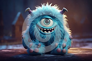 Frightening Monsters cute. Generate Ai