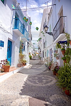 Frigiliana blue street