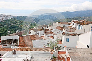 Frigiliana village in the Mountains of Andalucia in Spain