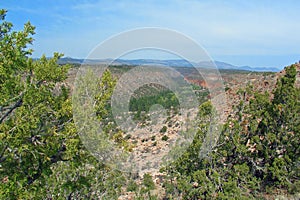 Frijoles Canyon Overlook at Bandelier National Monument photo