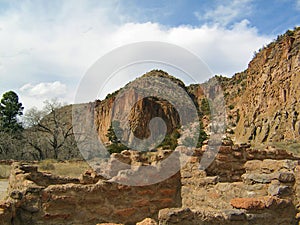 Frijoles Canyon Ruins at Bandelier National Monument