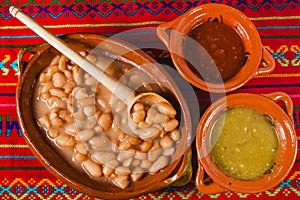Frijoles, soup of beans mexican food, mexico city