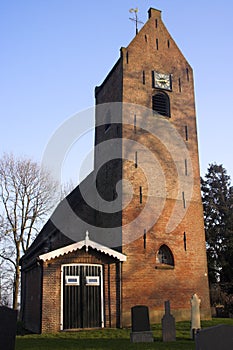 Frisian saddle roof church