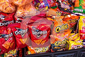 Frito-Lay chips at the market.