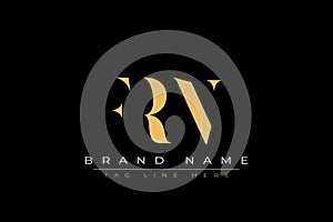 FRN abstract letter logo design