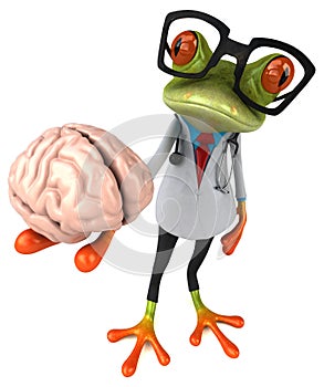 Frog doctor - 3D Illustration