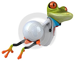 Frog doctor - 3D Illustration