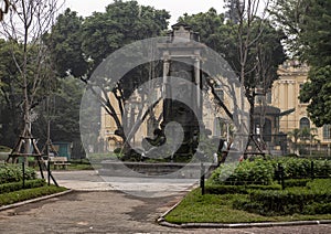 Frog Garden Fountain in Square Chavassiux, Hanoi, Vietnam