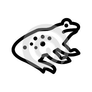 frog icon or logo isolated sign symbol vector illustration