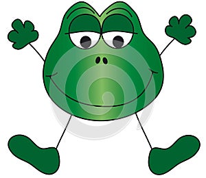 Frog illustration photo