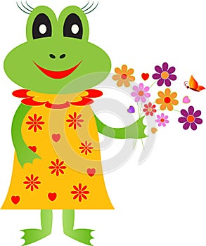 Frog Iluustration, Cartoon Frog Illustrations