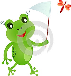 Frog Iluustration, Cartoon Frog Illustrations