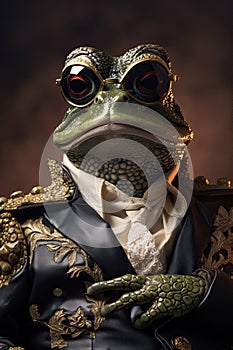 frog like a pesident