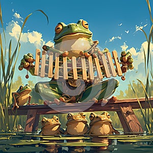 Frog Maestro, Unveiling a Dreamy Performance